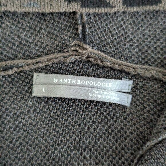 Anthropologie Leopard Women's Hooded Sweater - Size L - Picture 4 of 11